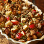 Apple and Sausage Thanksgiving Stuffing Recipe