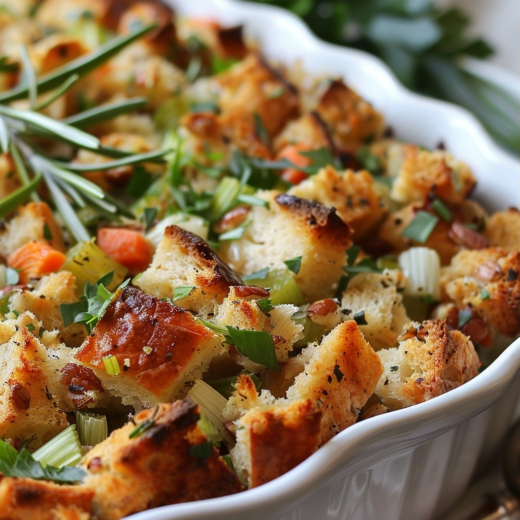 Old Fashioned Thanksgiving Stuffing Recipe: Classic Herb Blend