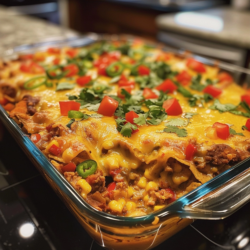 Ground Turkey Taco Casserole Recipe