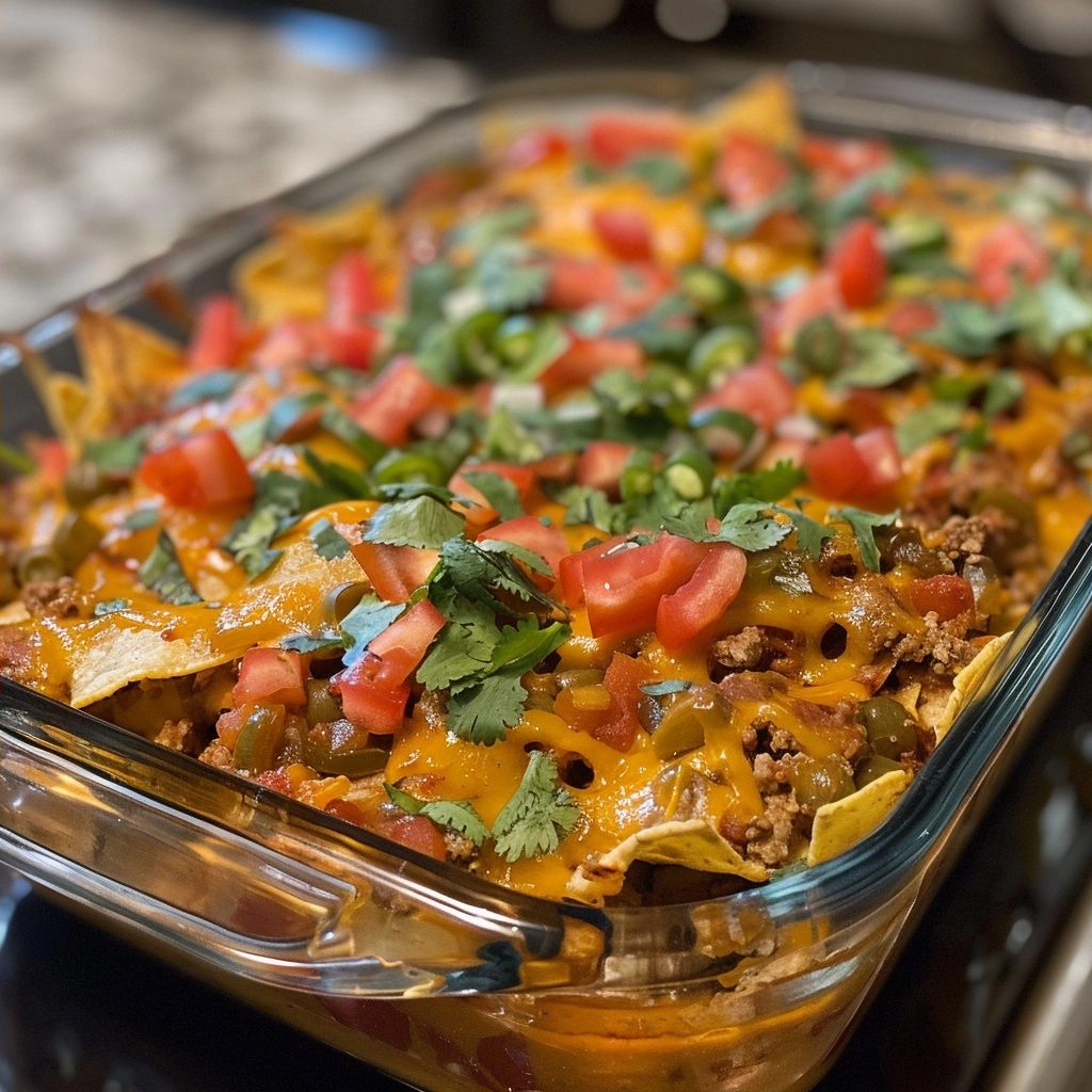 Walking Taco Casserole