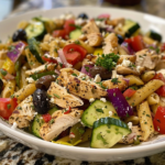 Greek Chicken Pasta Salad Recipe for Easy Meals