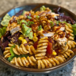 BBQ Chicken Pasta Salad for Easy Summer Meals