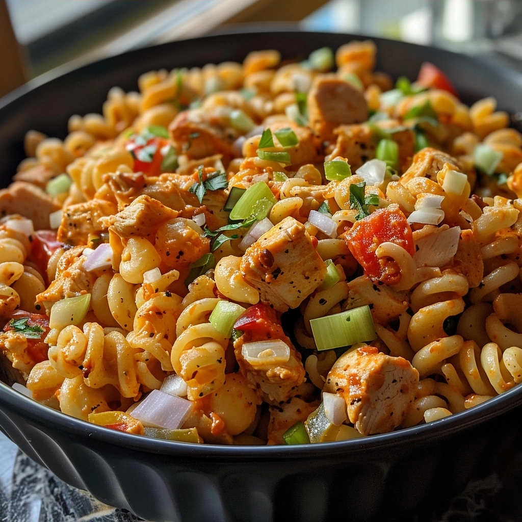 Buffalo Chicken Pasta Salad