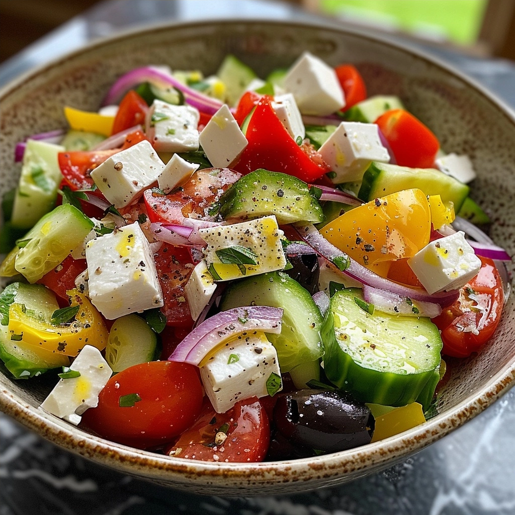 Easy Greek Salad Recipe for Fresh Summer Meals