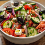 Authentic Greek Salad Recipe: A Simple Mediterranean Masterpiece