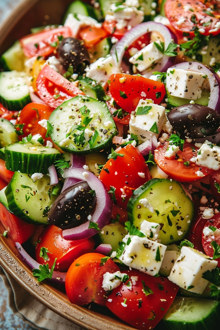 Fresh Mediterranean Greek Salad Recipe Guide