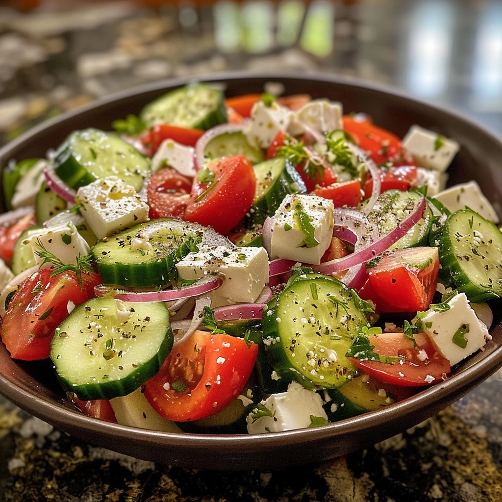 The Best Homemade Greek Salad Recipe