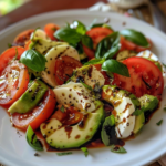 Avocado Caprese Salad: A Creamy Twist on a Classic