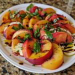 Grilled Peach Caprese Salad: A Summer Fruit Twist