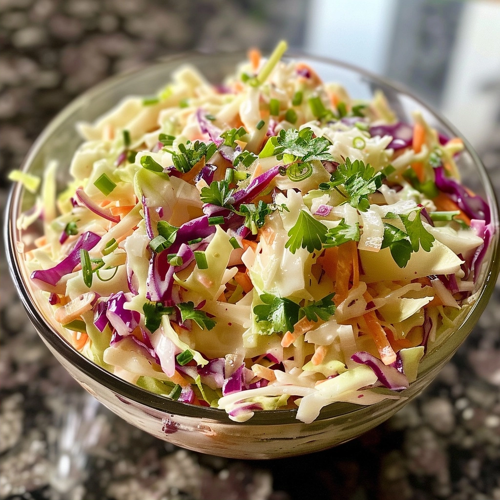 No Mayo Coleslaw Recipe for Fresh Healthy Sides