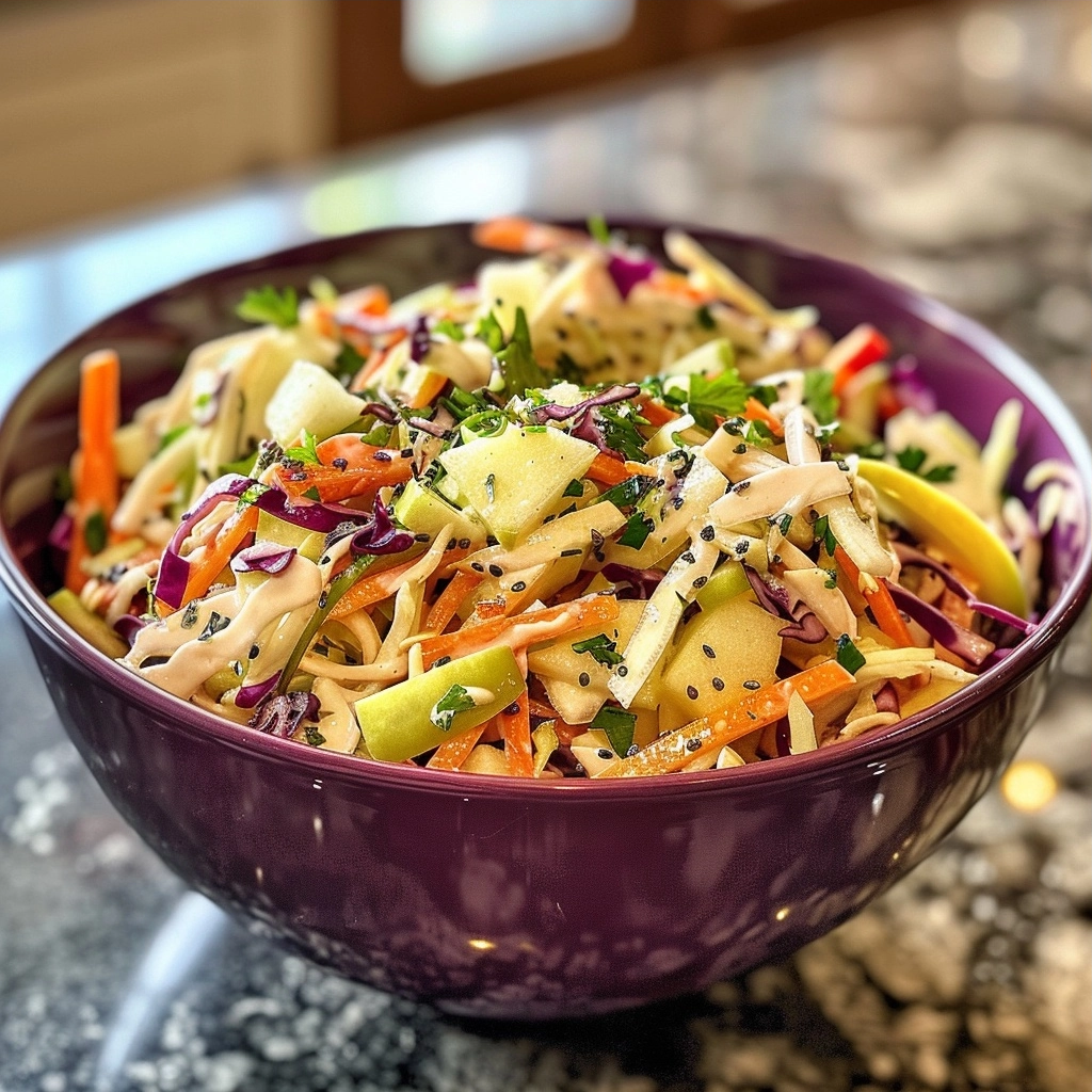 Apple Coleslaw Recipe: A Crisp Refreshing Side