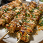 Garlic Parmesan Chicken Skewers for Easy Dinners