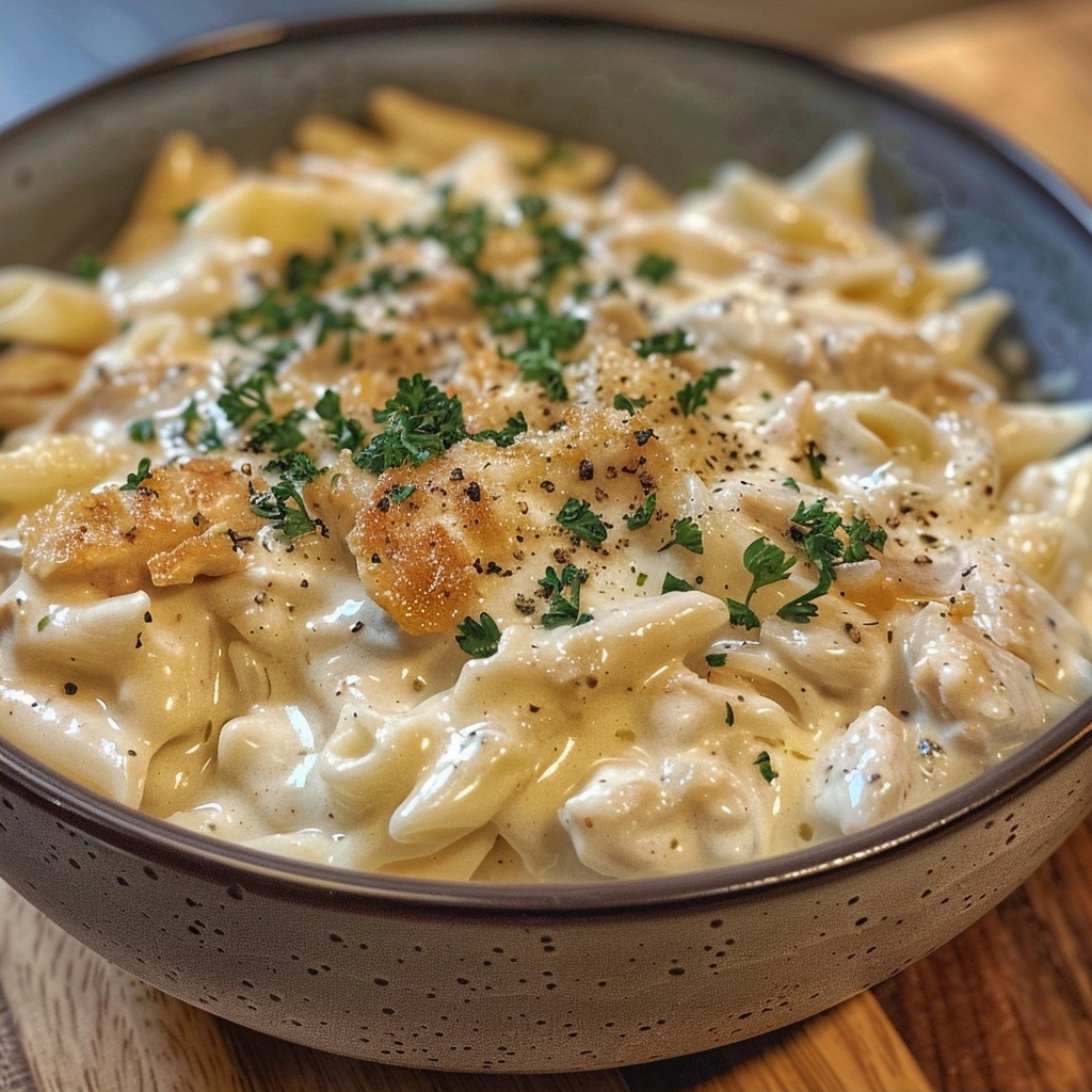 Crockpot Chicken Alfredo: Easy Creamy Pasta Recipe
