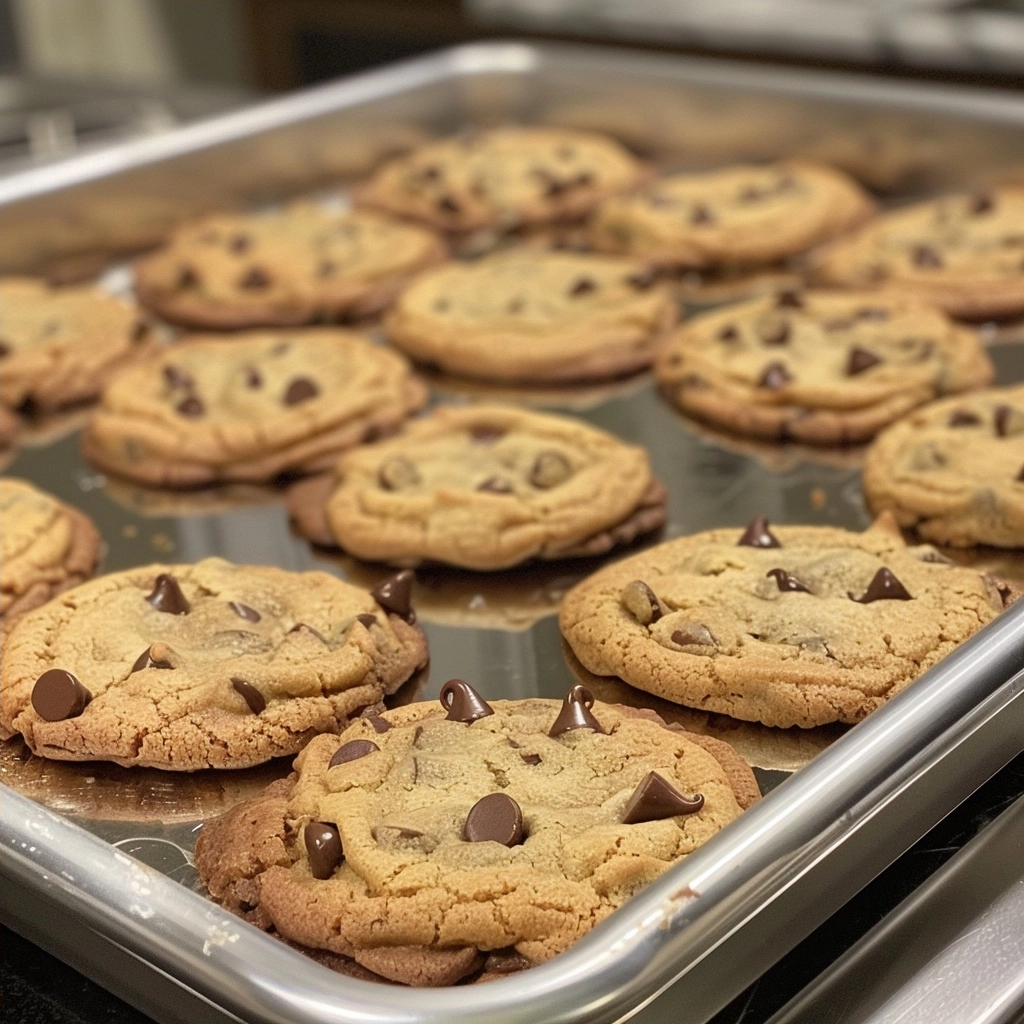 Bakery Style Chocolate Chip Cookies Recipe