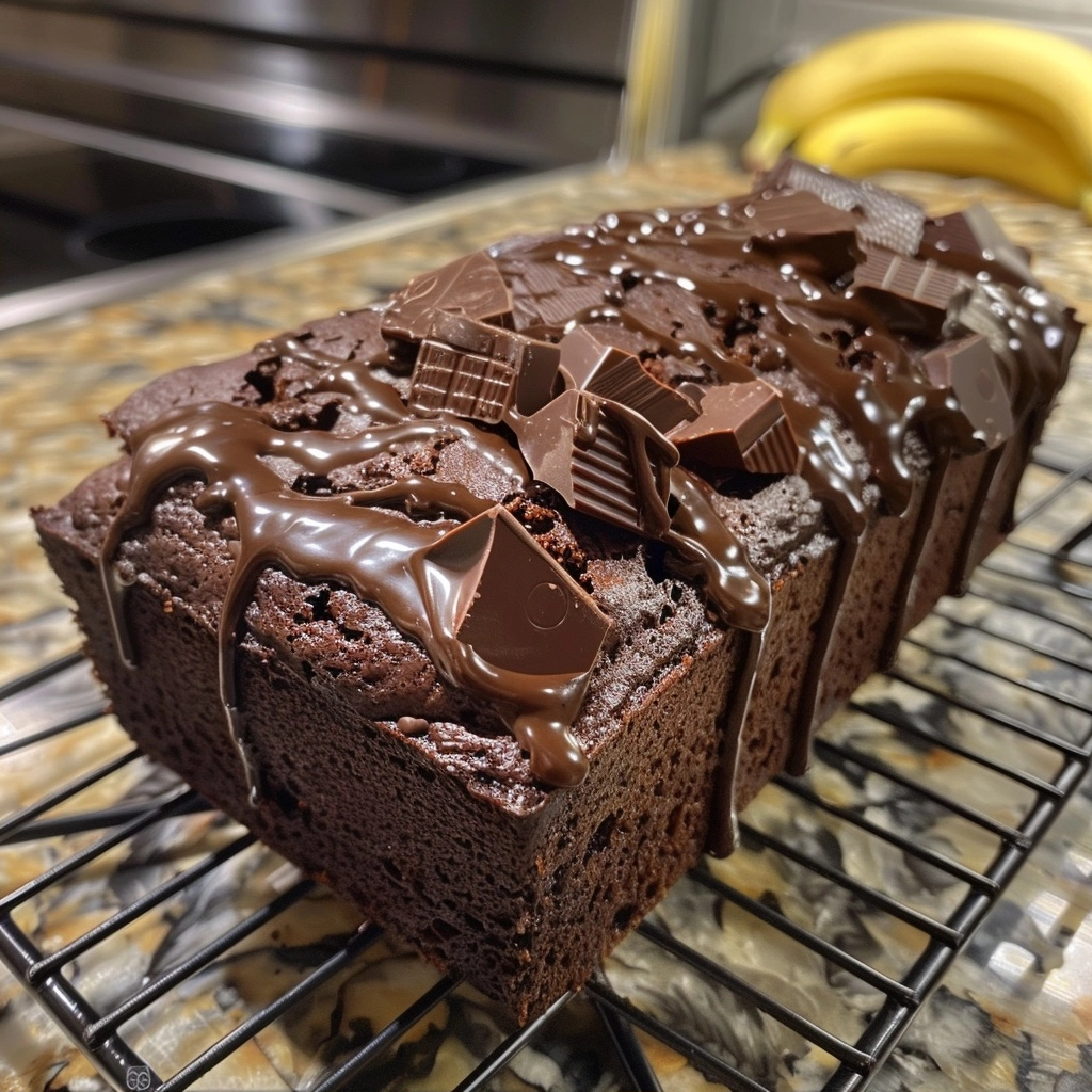 Double Chocolate Banana Bread Recipe for Rich Dessert