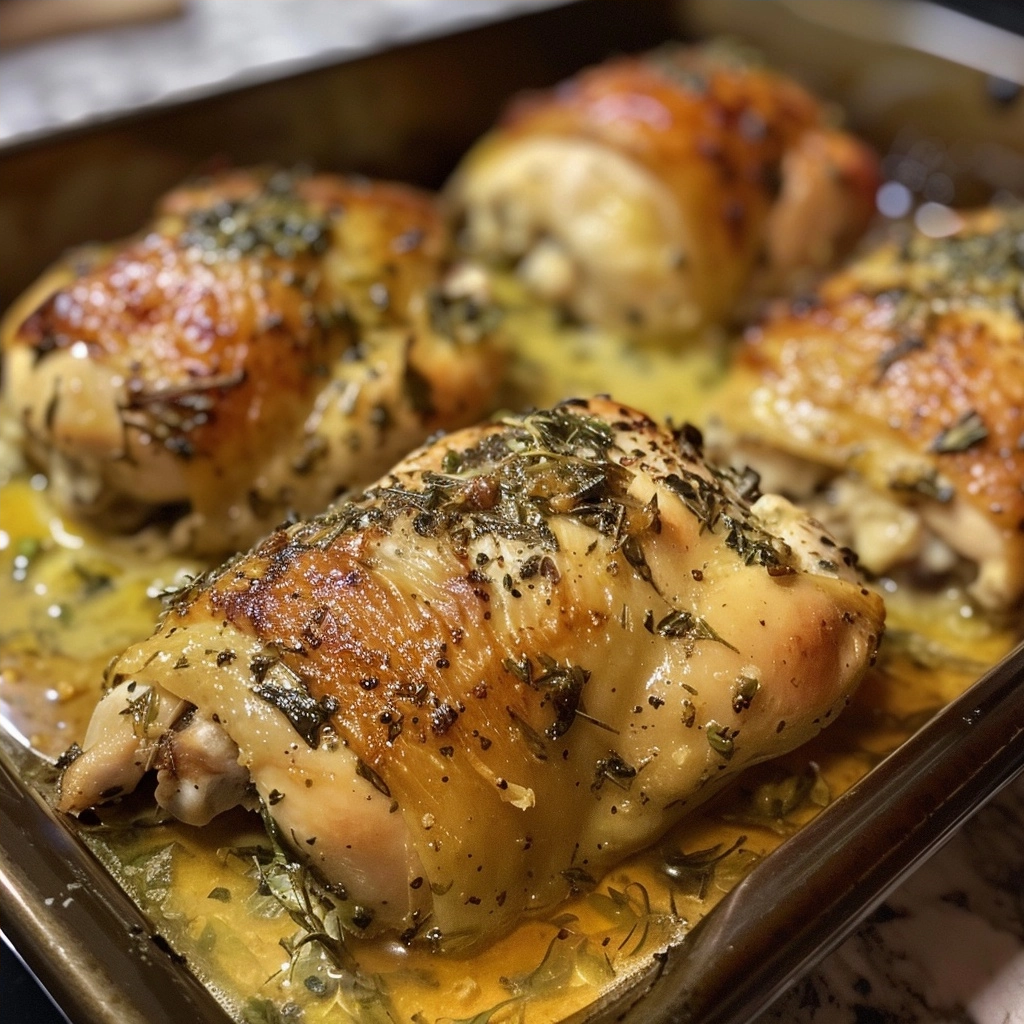 Garlic Butter Baked Chicken Recipe for Easy Dinners