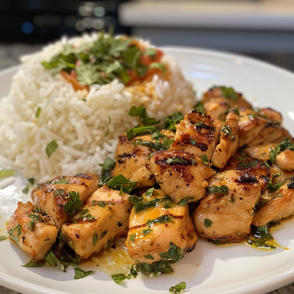 Garlic Butter Chicken Rice: Easy One-Pot Meal