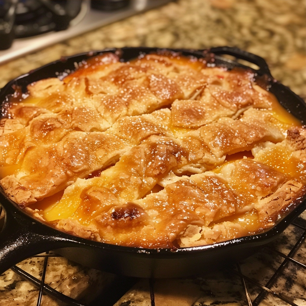 Cast Iron Peach Cobbler: Best Old-Fashioned Recipe