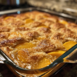 Bourbon Peach Cobbler With Non-Alcoholic Essence