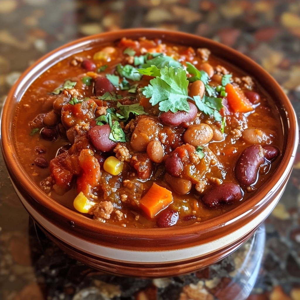 Three Bean Crockpot Chili: A Hearty Homemade Recipe