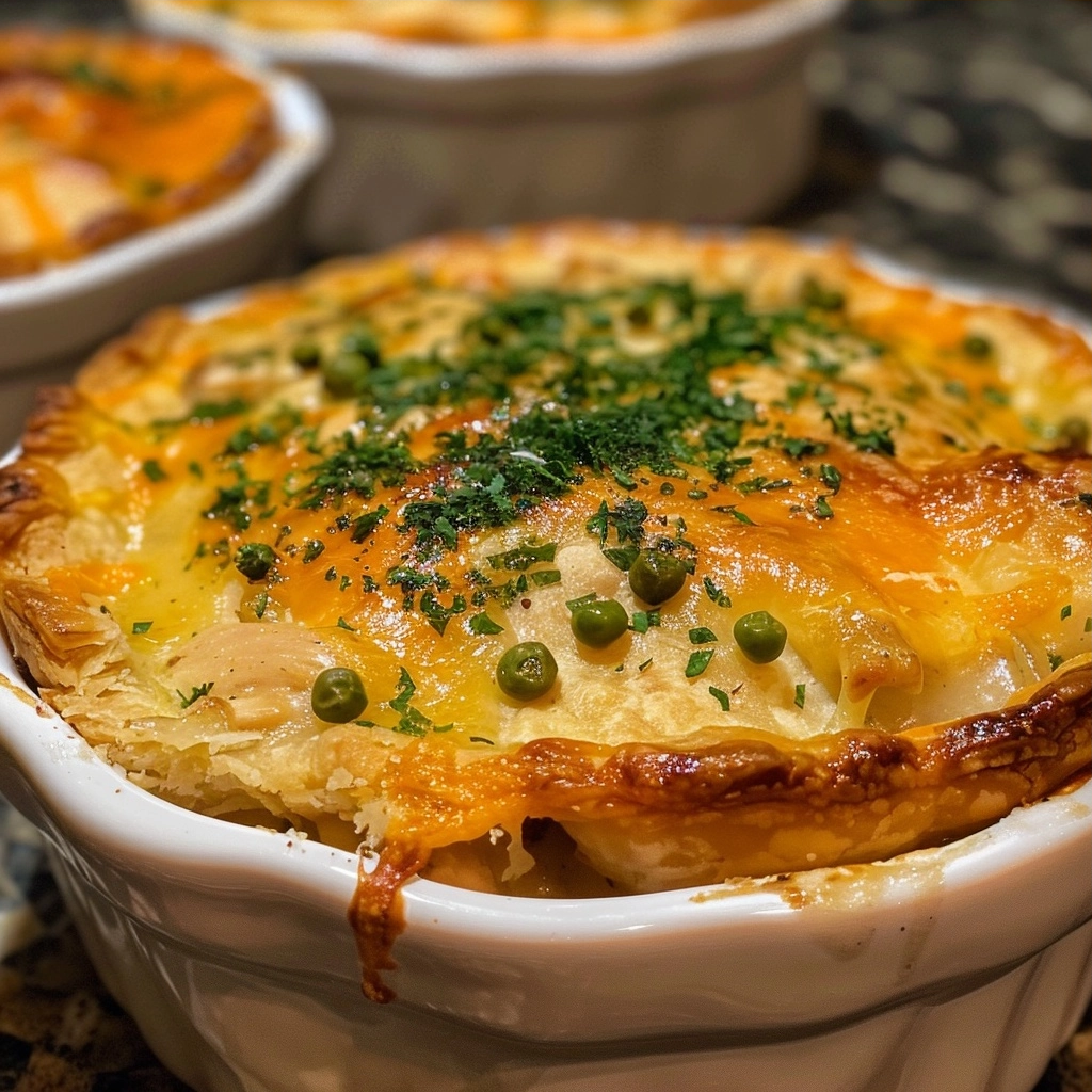 Crustless Chicken Pot Pie for Healthy Dinners