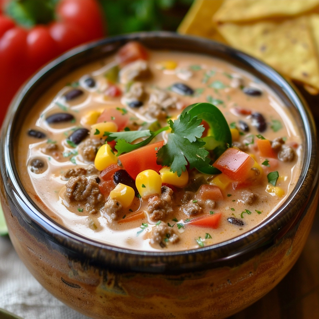 Creamy Taco Soup Recipe for Easy Weeknight Dinners