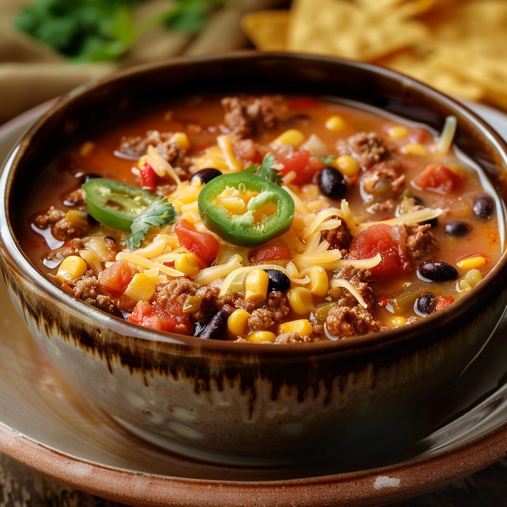 Beef Taco Soup Recipe for Easy Family Dinners