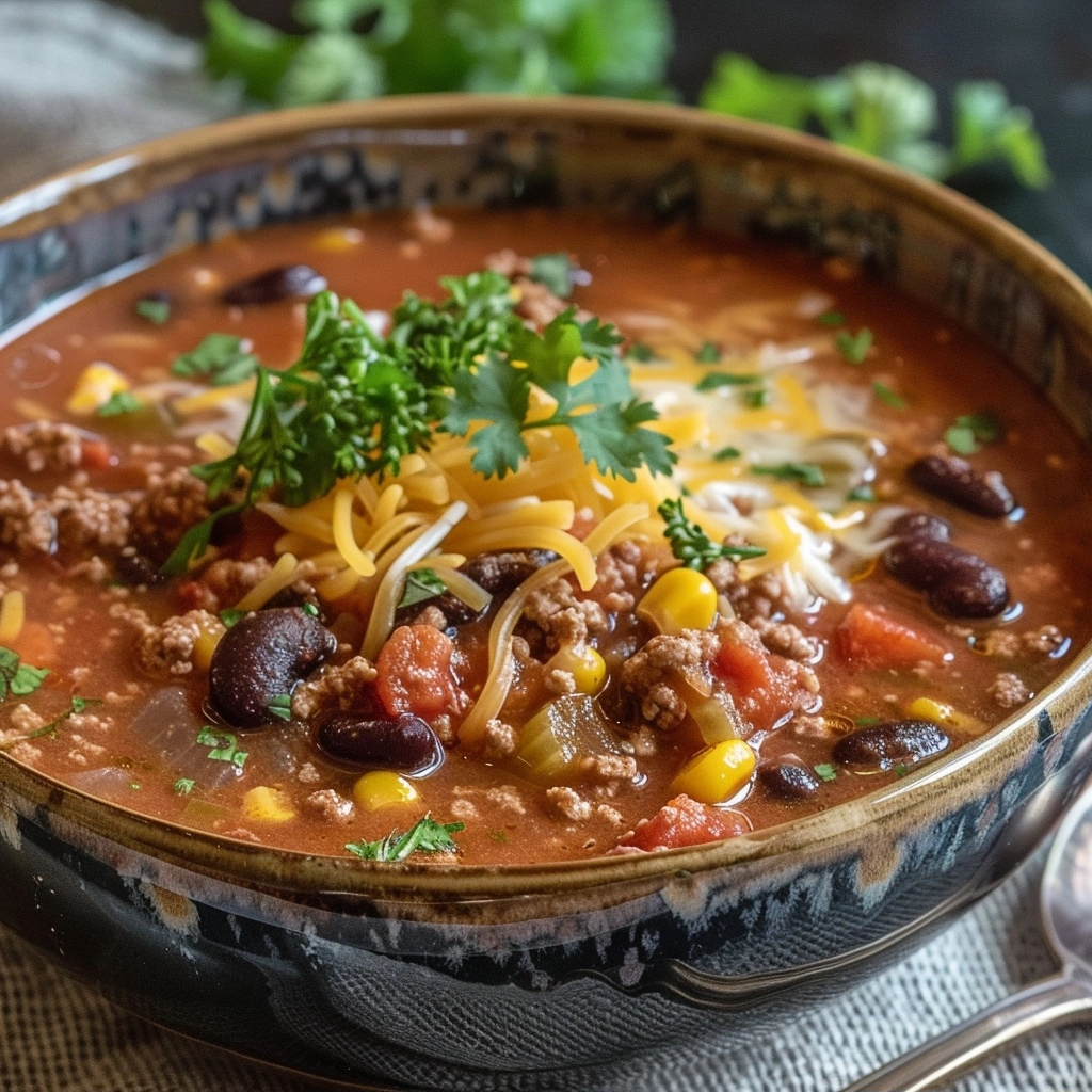 Slow Cooker Taco Soup: An Easy Hearty Recipe