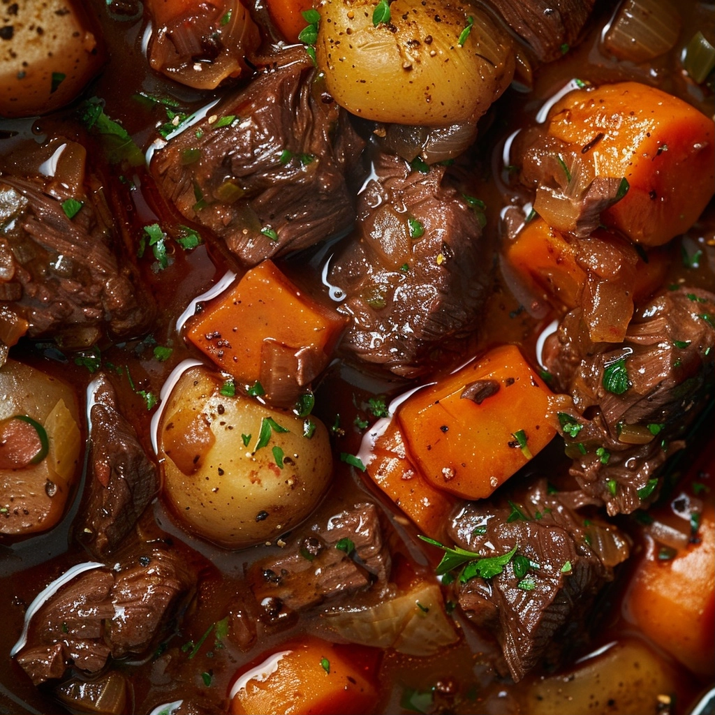 Red Wine Beef Stew Without Alcohol For Rich Flavor