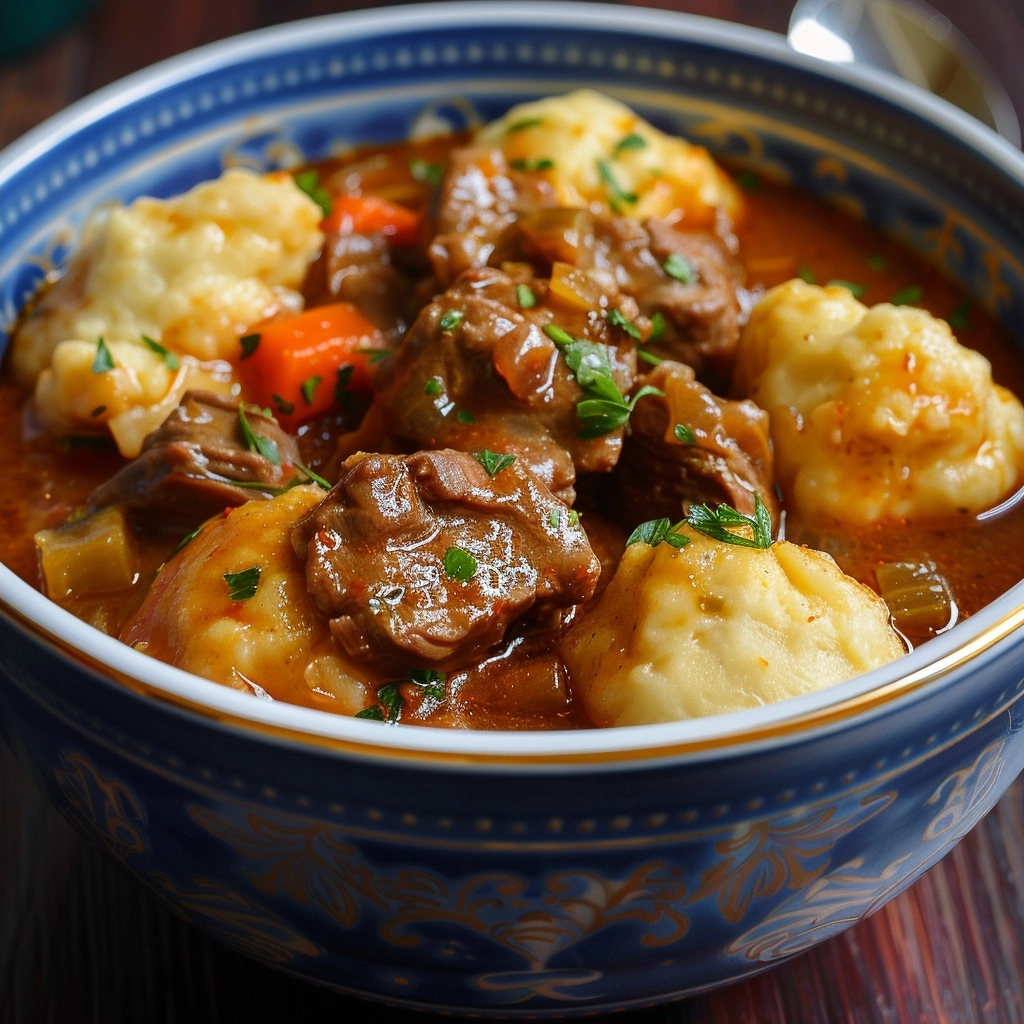 Beef Stew with Dumplings: A Comforting Family Classic