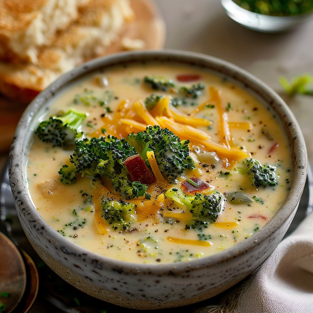 Loaded Broccoli Cheddar Soup Recipe
