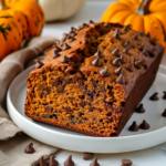 Pumpkin Bread With Chocolate Chips for Autumn Baking