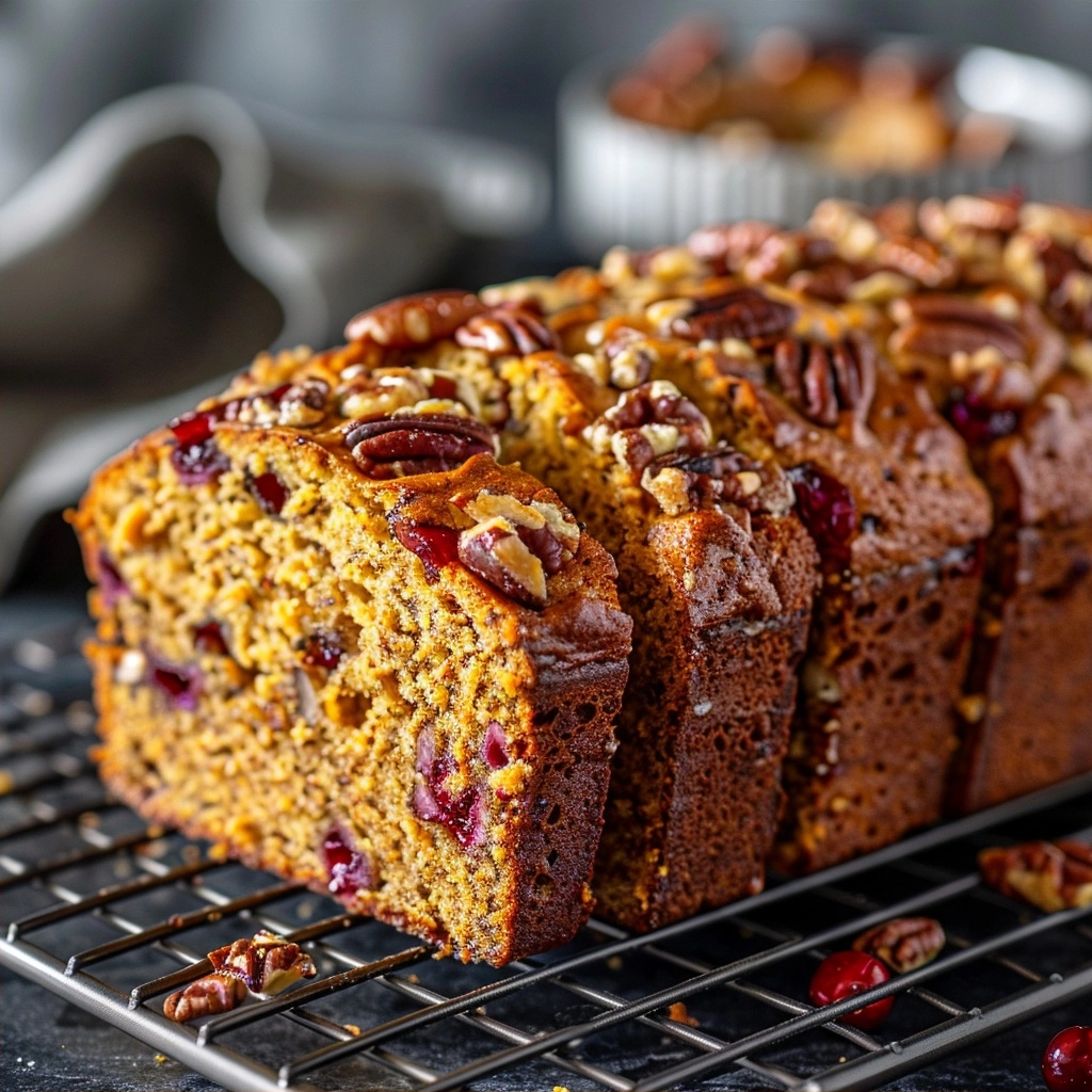 Cranberry Pecan Pumpkin Bread Recipe
