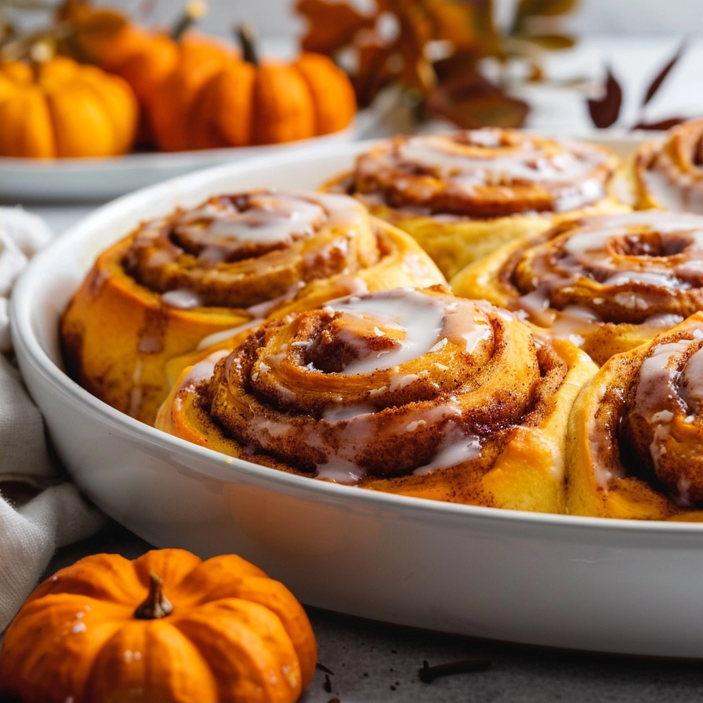 Pumpkin Spice Cinnamon Rolls Recipe