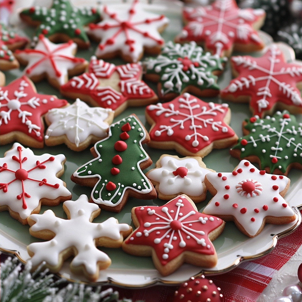 Christmas Sugar Cookies with Royal Icing Perfection