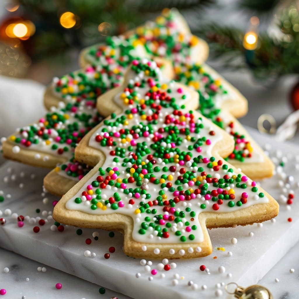 No-Chill Christmas Sugar Cookies