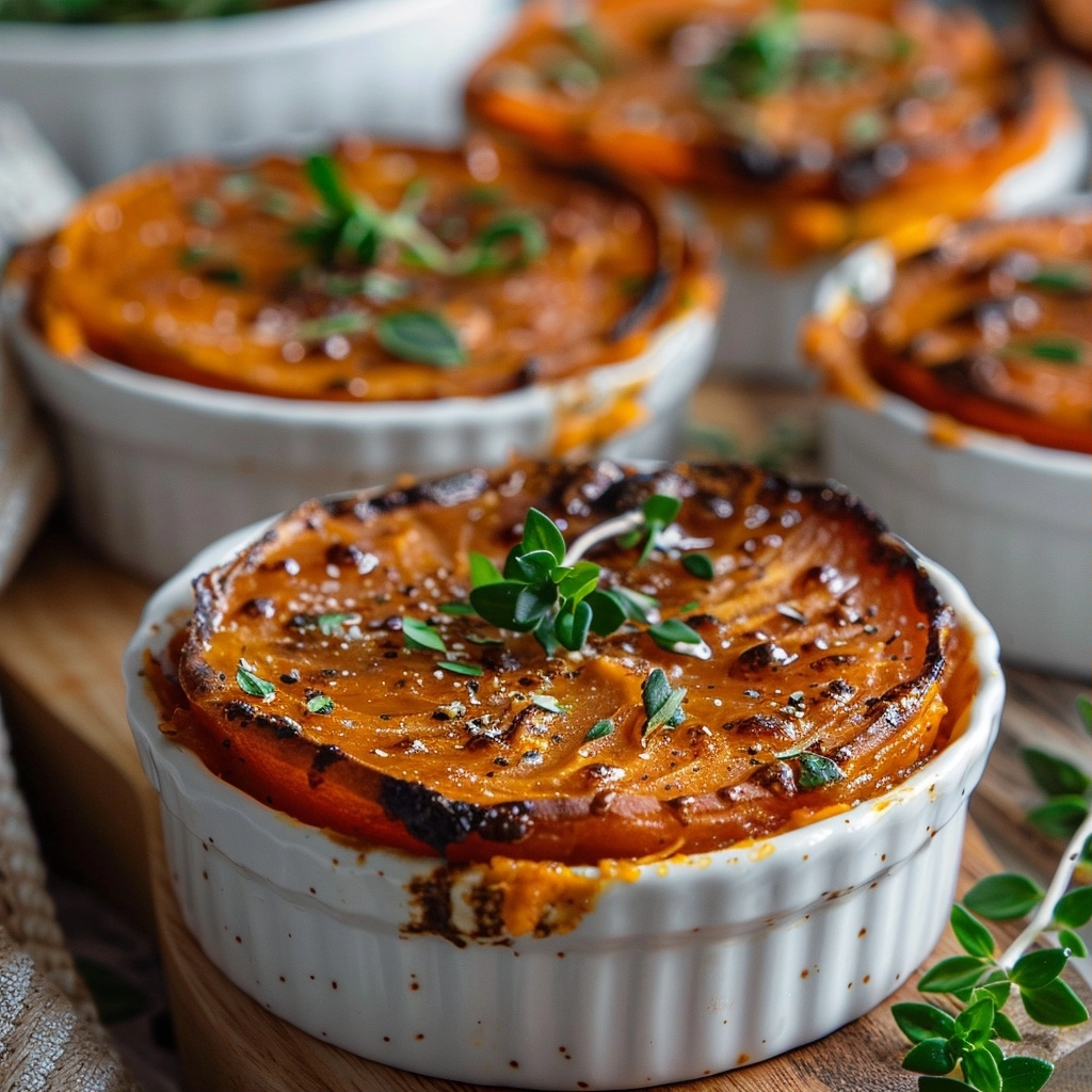 Mini Sweet Potato Casseroles for Perfect Portions