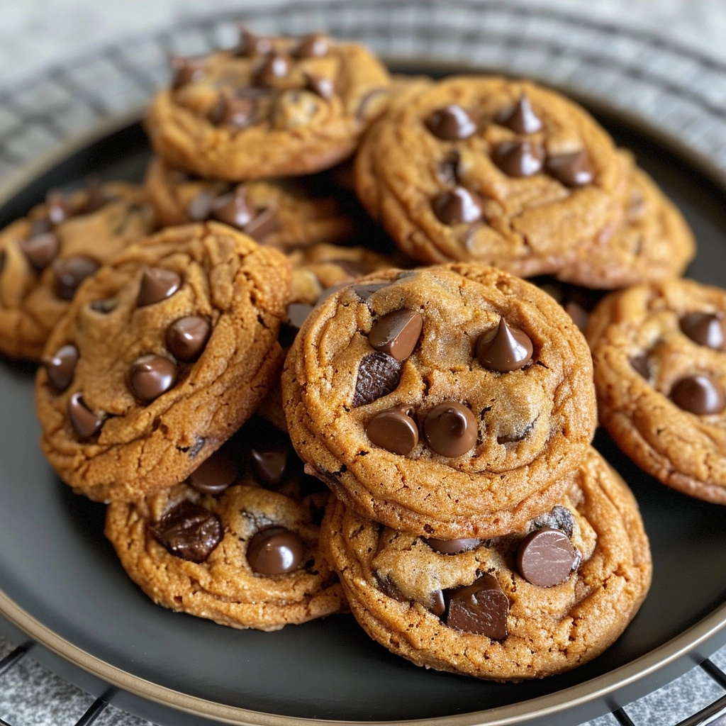 Brown Butter Pumpkin Chocolate Chip Cookies
