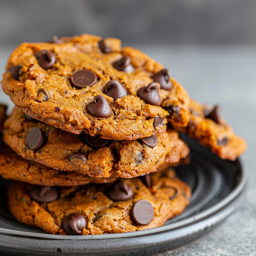Gluten-Free Pumpkin Chocolate Chip Cookies for Fall
