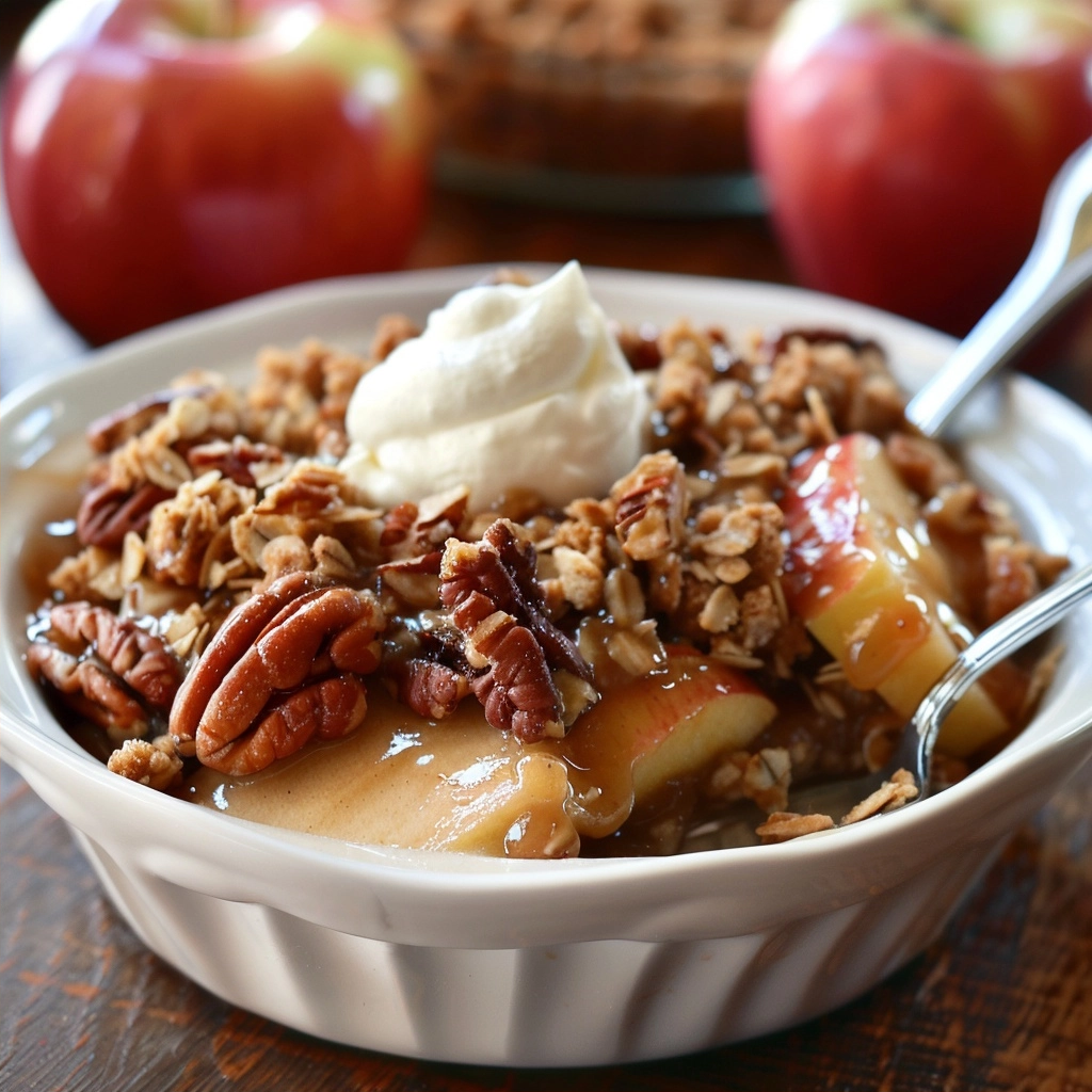 Apple Crisp with Pecans: The Ultimate Autumn Dessert