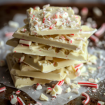 Easy Peppermint Bark with White Chocolate
